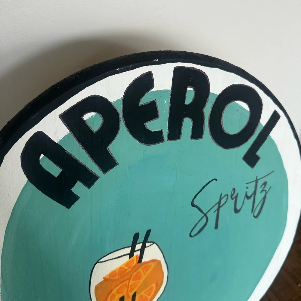 Aperol Spritz‎ Handcrafted Plaque / Sign